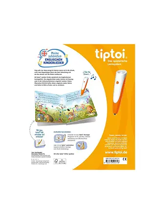 RAVENSBURGER | TIPTOI Liederbücher - Meine schönsten englischen Kinderlieder | 